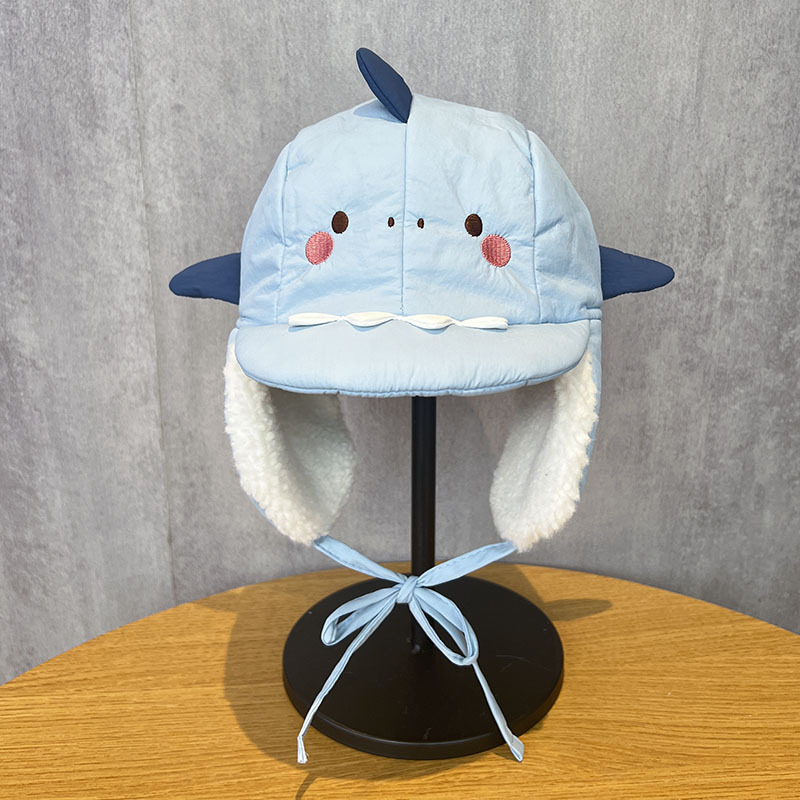 Sombreros para niños de dinosaurio caliente invierno gorras de rayos para bebés casuales lindos gorras de protección de oídos para niños y niñas con gorras de terciopelo