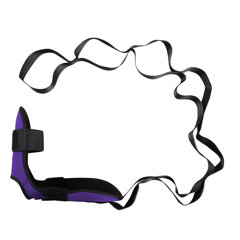 Cinturón de rehabilitación, cinturón para estiramiento de ligamentos, corrección de la articulación del tobillo, corrección del pie caído, cinturón de estiramiento para yoga, para accidentes cerebrovasculares y hemiplejia.