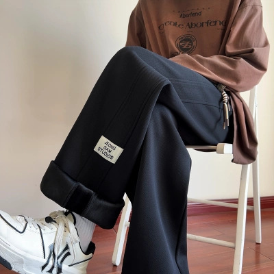 Teen pants boys spring and autumn junior high school students high school students casual sweatpants handsome big children's straight pants
