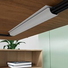 桌下电线收纳神器明装线  电脑线整理集线盒槽排插固定束线免打孔