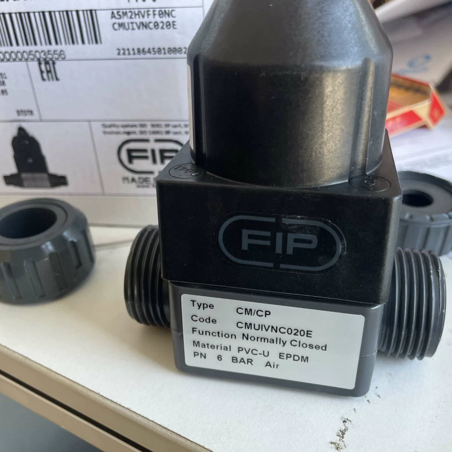 FIP GreenУэйд мембранный клапан DKOVNC032P/ПВХ пневматический нормально закрытый фланец PTFE EPDM композитная мембрана