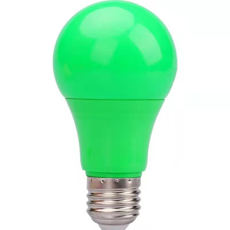 Fabricantes de suministro directo LED color rojo, amarillo, azul, verde, rosa, púrpura y blanco 5 colores de las bombillas de celebración de vacaciones coloridas bombillas de atmósfera domésticas