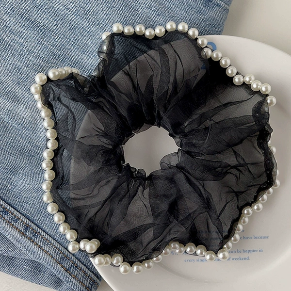 Pearl side mesh black