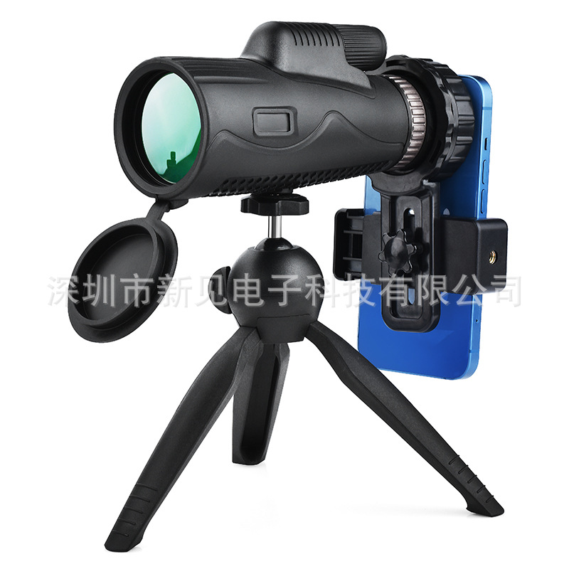 厂家直销 2023新款 单筒望远镜12X50 12X55户外登山野营望远镜