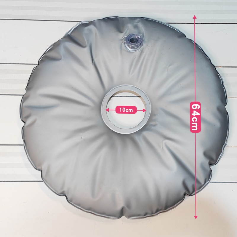 Bolsa de agua de contrapeso de PVC bolsa de inyección de agua base de soporte de metal bandera al aire libre bolsa de sombrilla a prueba de viento fija a prueba de agua portátil image 7