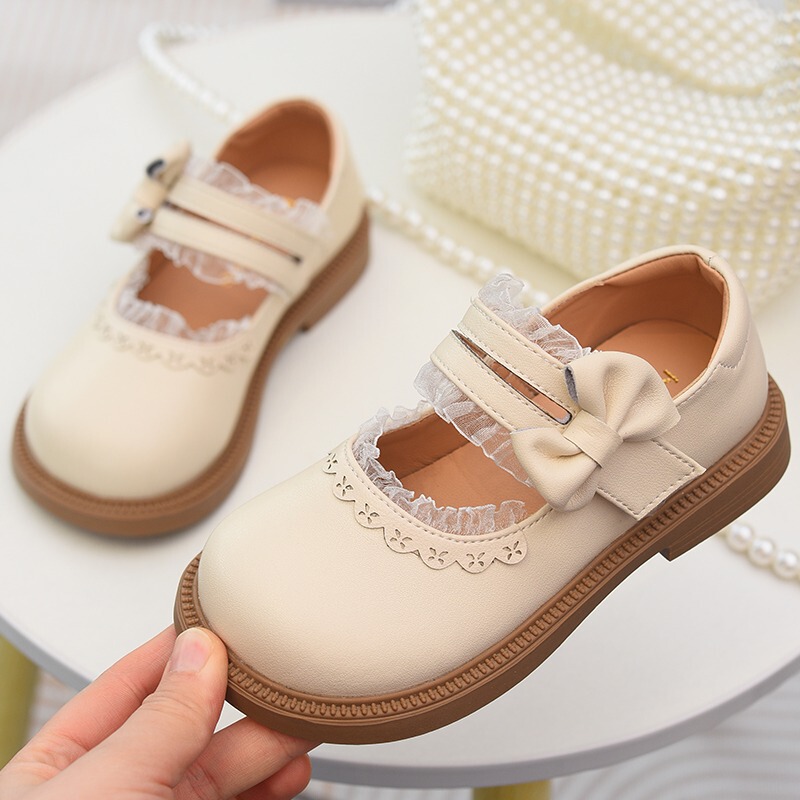 Girls' Little Leather Shoes Lolita 2025 New Autumn Medium and Large Children's Girls Performance Shoes Easiest for Match Student Campus Shoes
