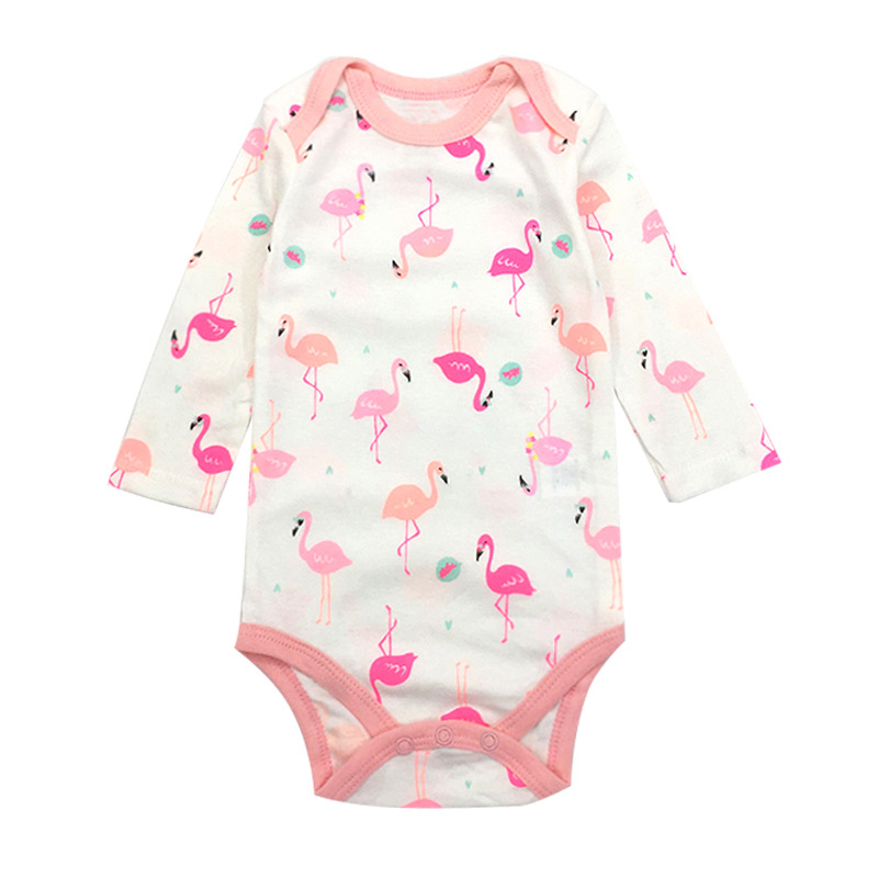 Fabricante al por mayor bebé triángulo harem primavera y otoño mono recién nacido monos de manga larga ropa para niños bebés transpirable