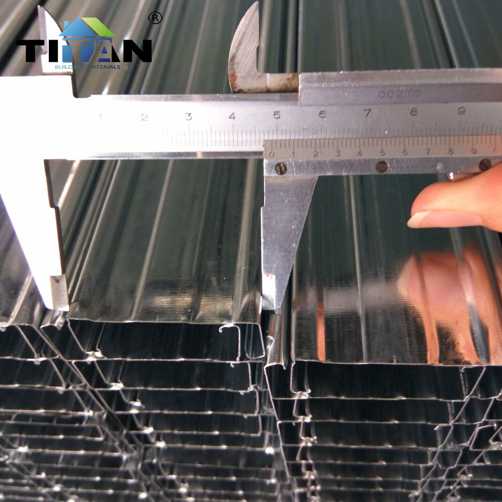 Fabricante de quilla de acero ligero accesorios al por mayor techo colgante edificio accesorios de techo acero ligero villa quilla