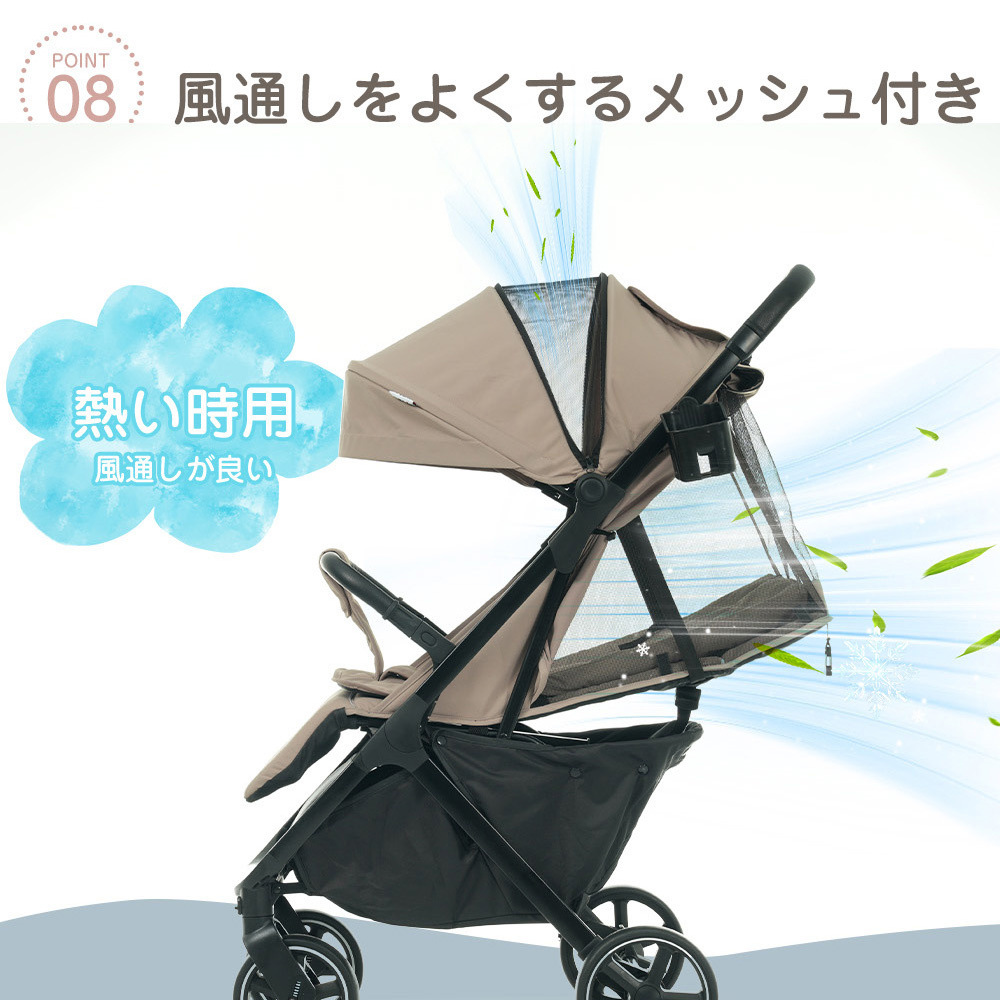 Stroller Folding Cart Gift Gift 4 Wheel Stroller One Button Trolley Sunshade Children's Car Travel