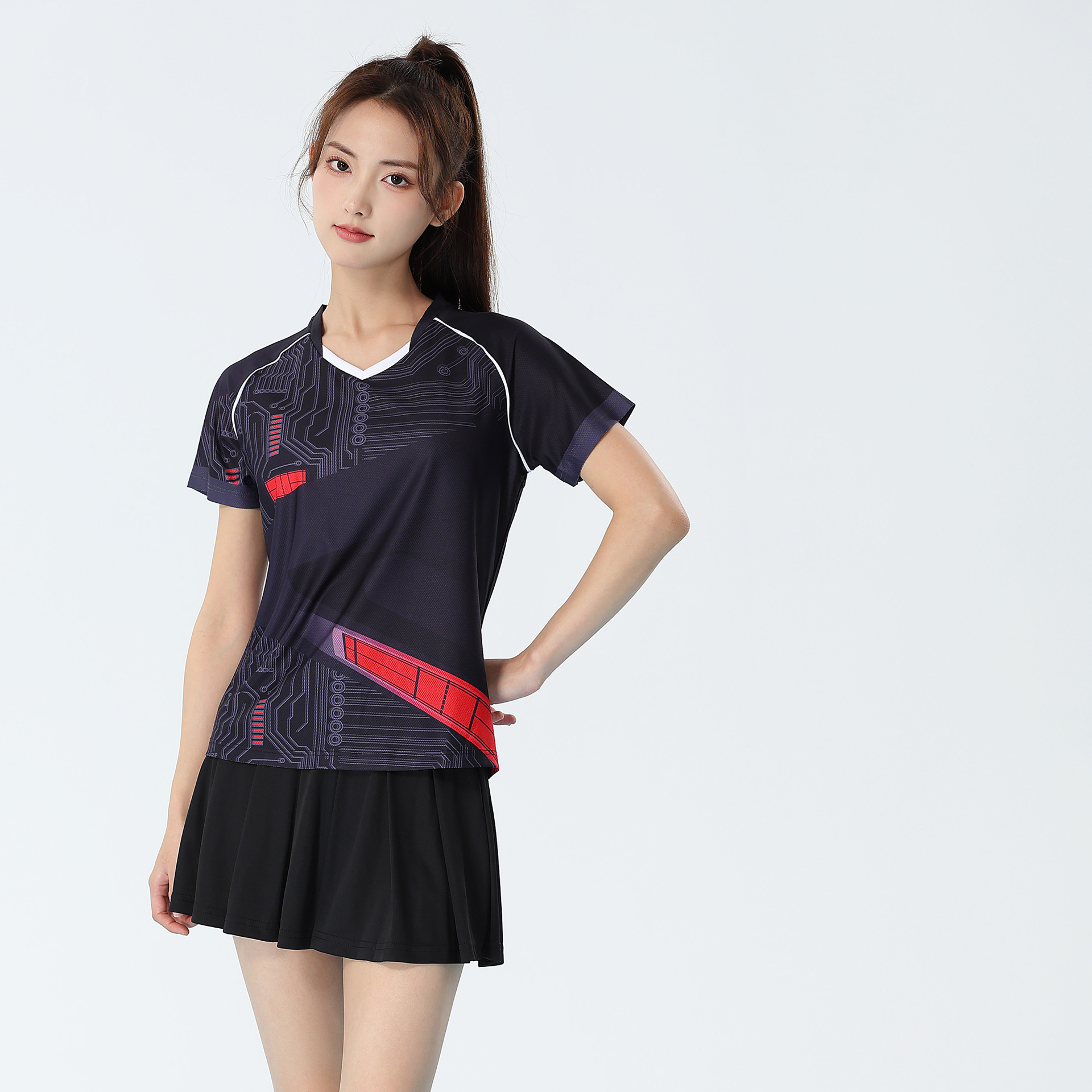 [Fábrica directa] nuevo bádminton para adultos, ropa de tenis de mesa transpirable, ropa de tenis personalizada