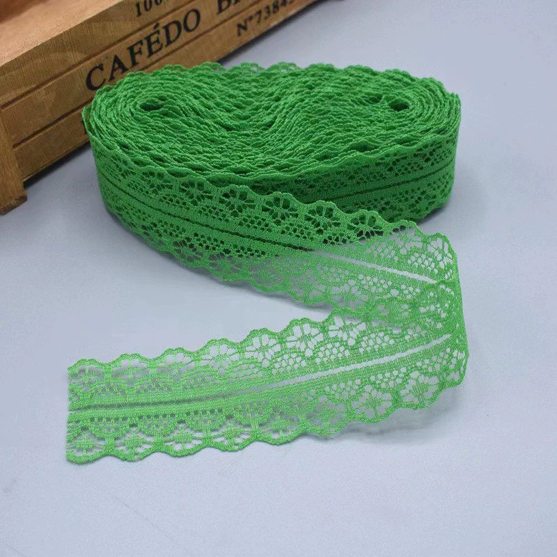 Lace Trim Model 1658-2, Polyester, 3 cm Width, 400 yd Roll, 30 Colors