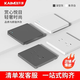 墙壁插座;墙壁开关;配电箱