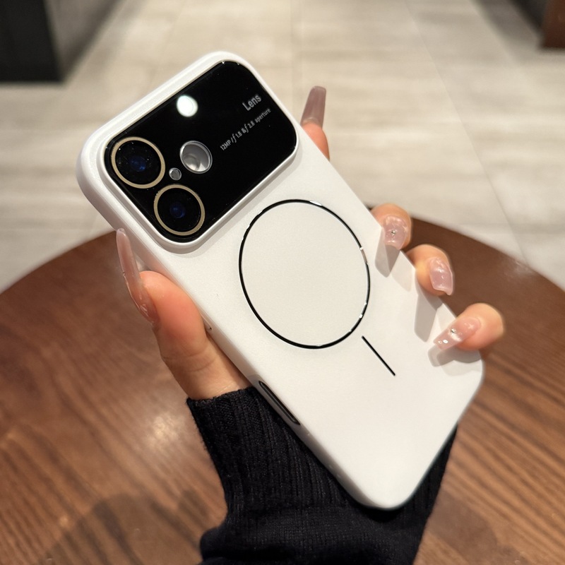 Apple 16 携帯電話ケース iPhone17promax オールインクルーシブレンズフィルムスキンフィールつや消しモデルに適した大きな窓磁気吸引|undefined