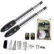 500kg load-bearing DC motor swing door opener wind-resistant AC battery solar powered 4 M door
