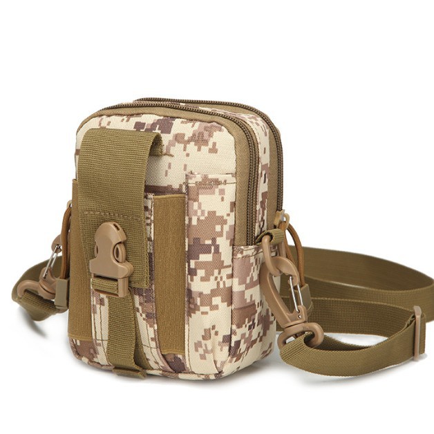 Deportes al aire libre bolsas de cintura para teléfonos móviles caminando bolsas de cintura tácticas poliéster multifuncional bolsas deportivas de cintura colgantes