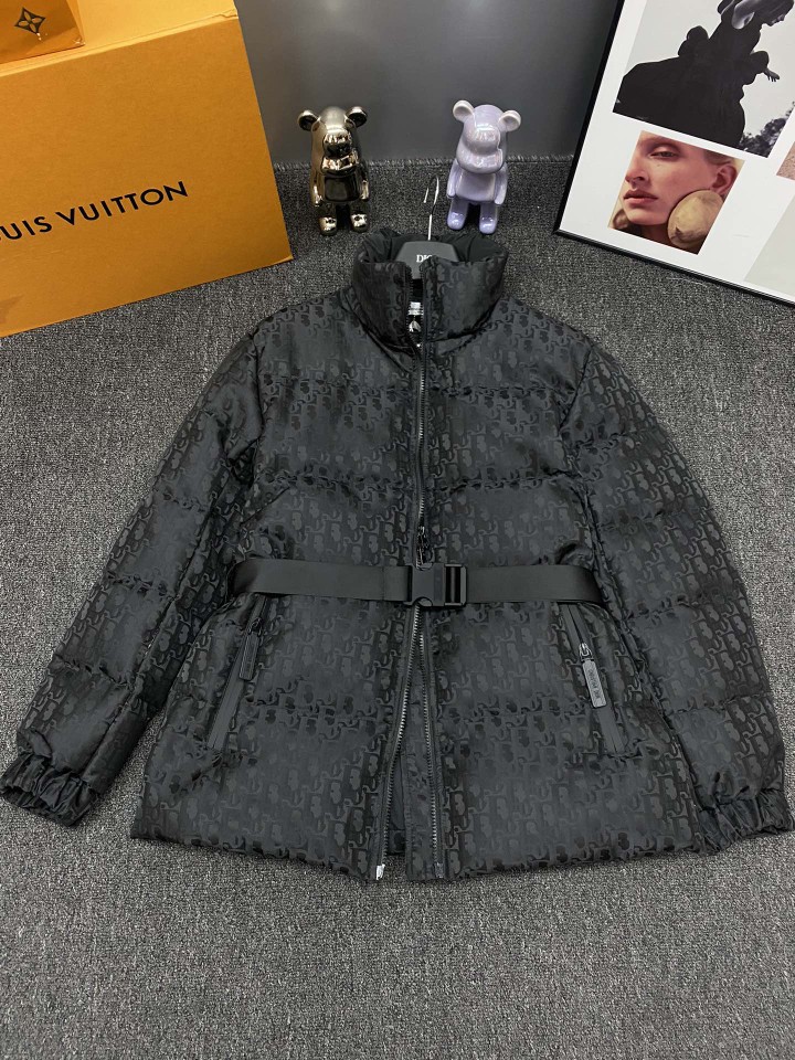 Winter short warm down jacket for men and women