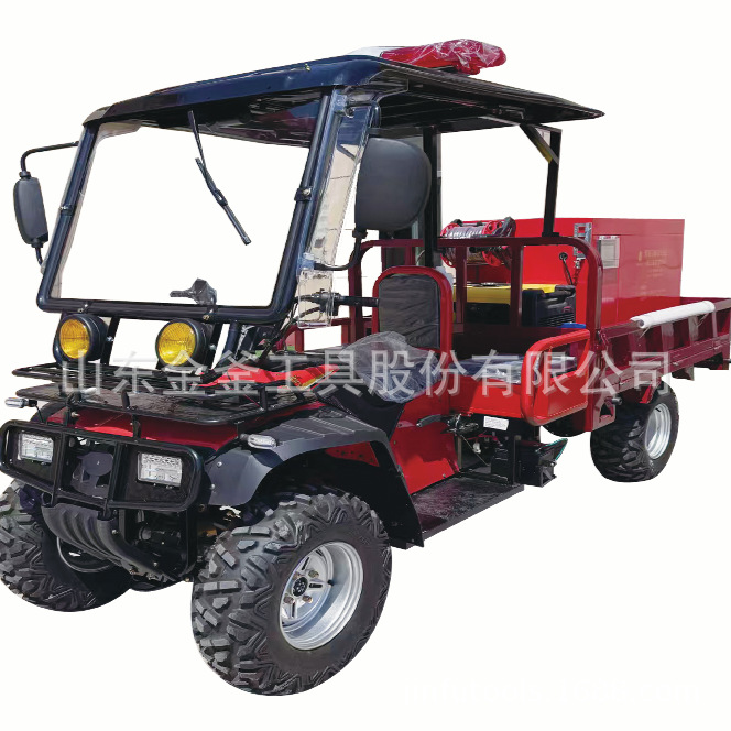 高压细水雾泡沫四轮多地形越野移动式可移动推车式电动高压细水雾