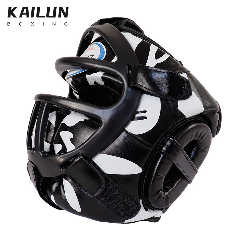 Boxing Helmet Protector Adult Taekwondo Children Boxing Sanda Muay Thai Helmet Thickened Training Headgear Fighting