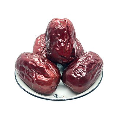 新疆和田玉枣特级新枣 若羌和田大枣王 大红枣子骏枣散装500g批发|ru