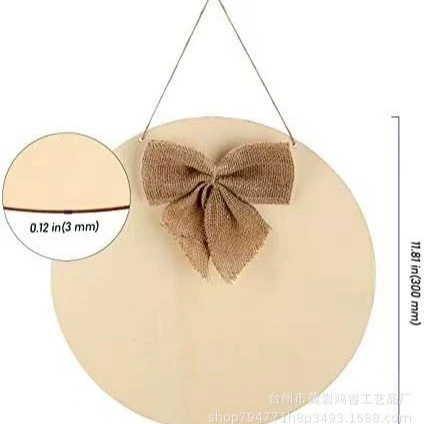 Деревянные Ремесла дверь Добро пожаловать висит украшение лук атмосфера Украшение фермерский дом кулон