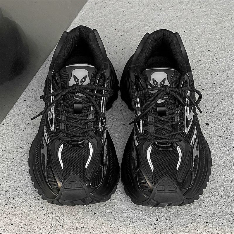 Tide, shoes for men and women, breathable high casual footwear platform