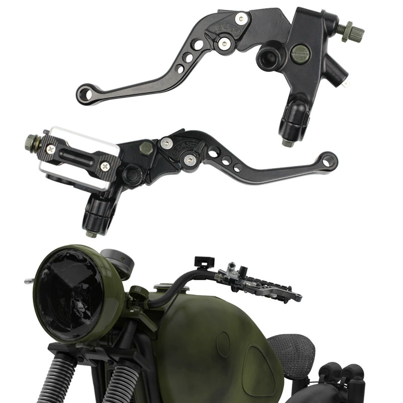 Мотоцикл модифицированный тормозной верхний насос с ЧПУ Универсальный 22 мм гидравлический насос регулируемый звуковой тормоз сцепление