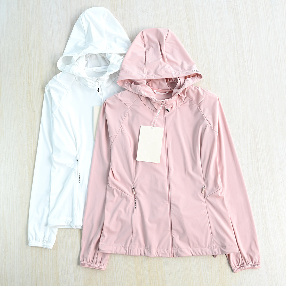 Siqi Women's Clothing 266/29 Outdoor Sports and Leisure Cool Feeling Four-Way Stretch Hooded Slim Fit Long Sleeve Sun Protection Jacket