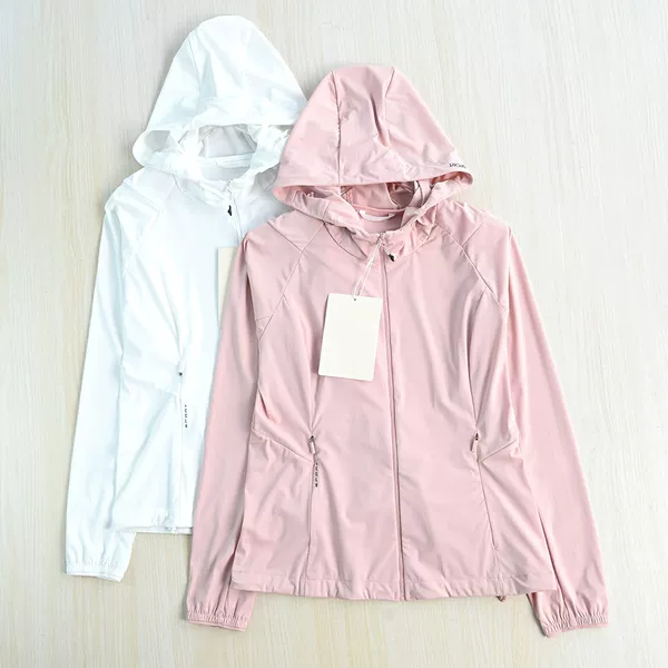 Siqi Women's Clothing 266/29 Outdoor Sports and Leisure Cool Feeling Four-Way Stretch Hooded Slim Fit Long Sleeve Sun Protection Jacket