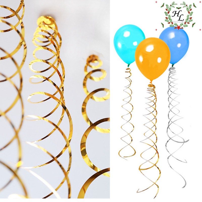 Fiesta transfronteriza doble espiral adornos Año Nuevo cumpleaños tema decoración tienda vórtice Garland lentejuelas colgante al por mayor