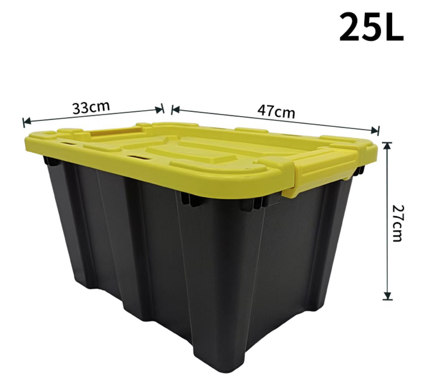 25L 물탱크(새 노란색 뚜껑 포함), 검정색