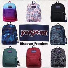 Jansport杰斯伯正品双肩背包学生书包男女同款时尚学院潮流旅行包