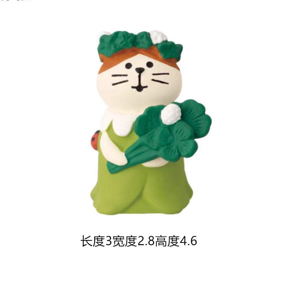 日本式猫食游DIY2025zakka春日花園潮游装飾撮影道具ミニチュア樹脂小置物