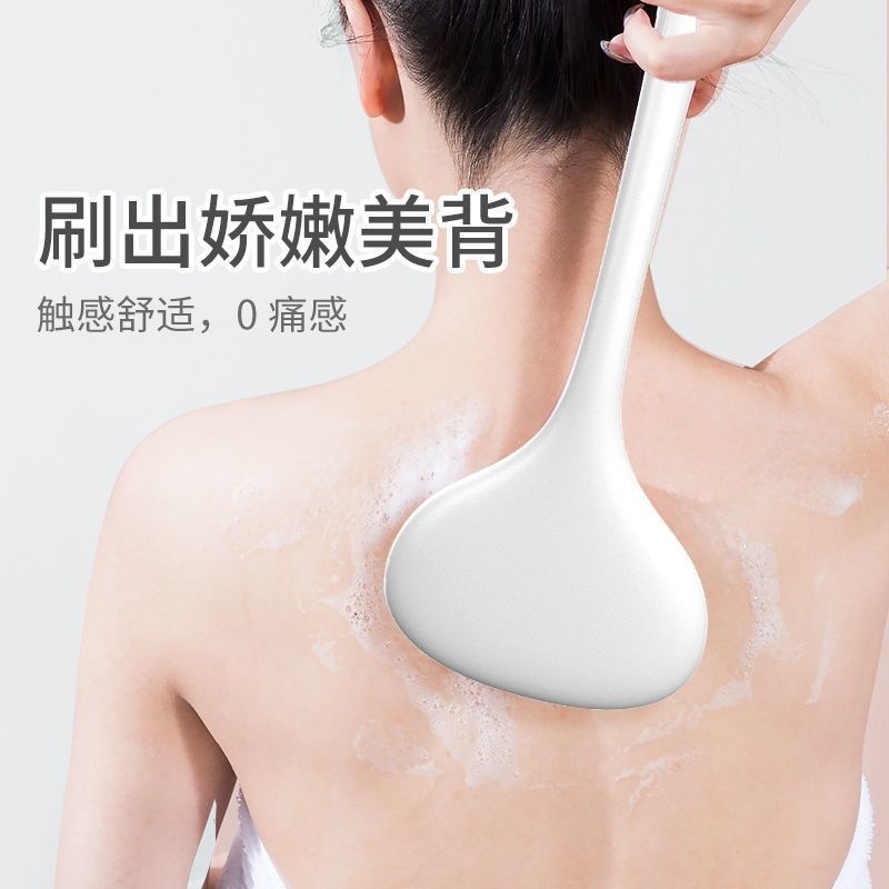 日式浴刷洗澡沐浴刷子成人软毛搓背不求人搓澡神器刷后背搓泥澡巾