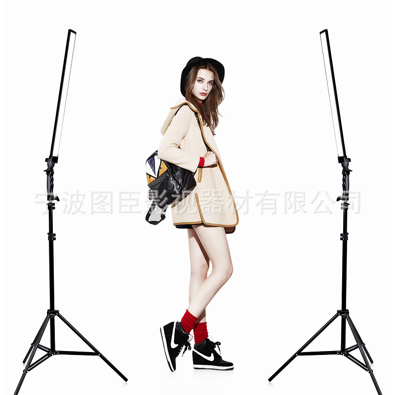 24W摄影条形灯拍照补光灯套装40CM 外贸跨境长条灯 小型器材批发