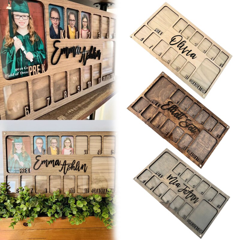 Cross-border New Product Amazon School Year Photo Frame Preschool to Graduation Photo Frame diy Frame Wooden Photo Frame Ornaments Cross-border New Product Amazon School Year Photo Frame Preschool to Graduation Photo Frame diy Frame Wooden Photo Frame Ornaments