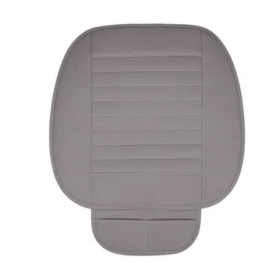 Seat cushion, seat cover Universal single piece non-backrest bamboo charcoal - front-sheet-without-bamboo-charcoal-gray