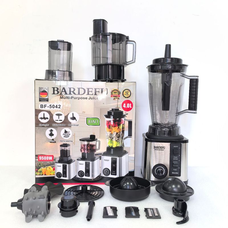 8in1blender纯铜4L跨境搅拌机商用不锈钢大功率绞肉碎冰榨汁机|undefined