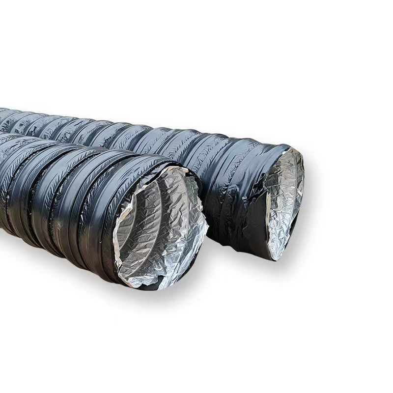 Rubber and plastic aluminum foil insulation hose central air conditioning insulation pipe thickened PVC aluminum foil telescopic hose rubber and plastic insulation pipe