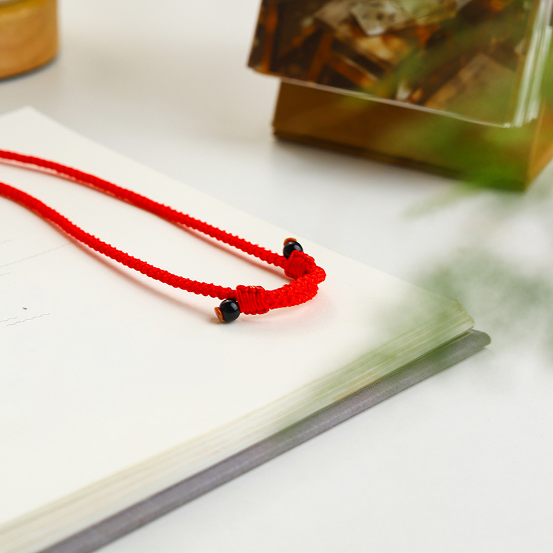 Cuerdas de piña gruesas y finas cuerdas de collar ajustables cuerdas de collar de jade de cápel tipo colgante de cristal