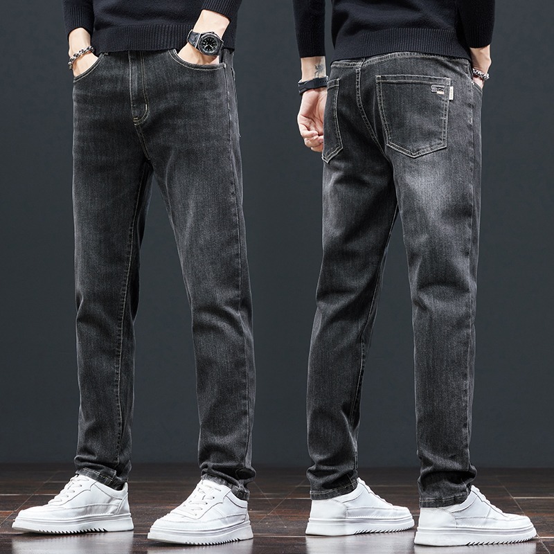 Pantalón de Mezclilla Recto para Hombre de Denim para Uso Diario image 6