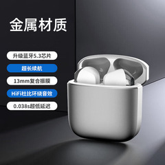 メーカー卸売りプライベートモードTWS bluetoothイヤホンHJ01金属ケース無線入耳式音漏れなしイヤホン