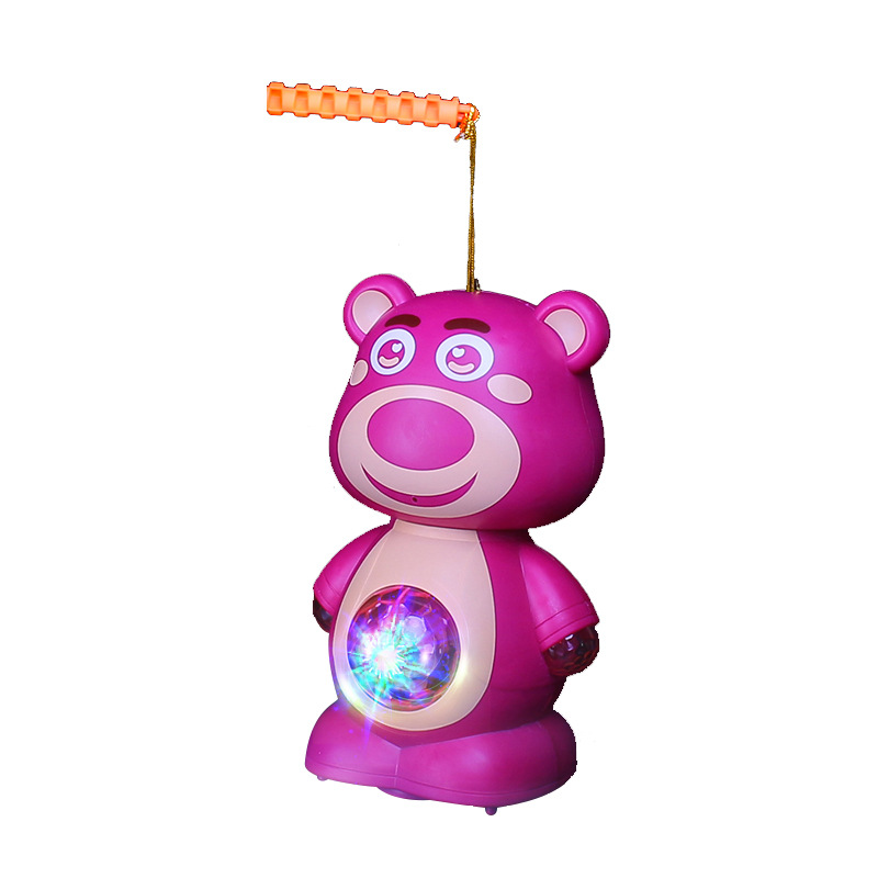 Transfronterizo 4D Vehículo eléctrico de ingeniería universal con música ligera Festival del Medio Otoño linterna Festival puesto linterna modelo de juguete