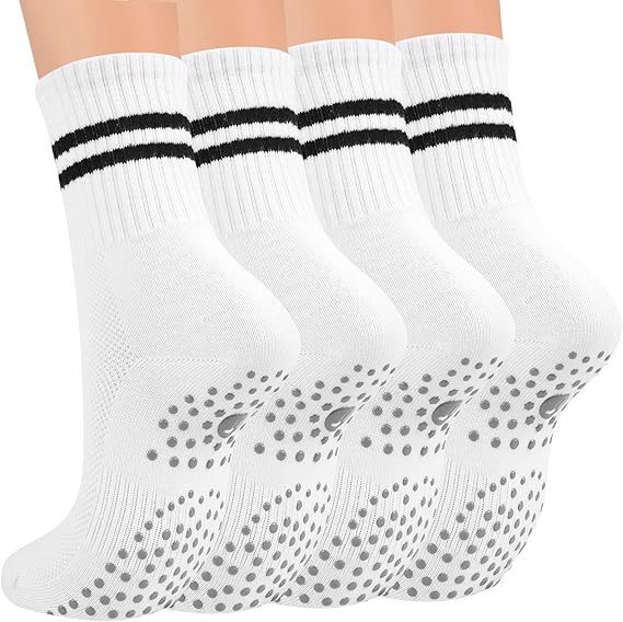 Xinjiang Cotton Toe Socks for Women, Non-Slip Grip Yoga Crew Socks, Ballet Sticky Slipper Socks Xinjiang Cotton Toe Socks for Women, Non-Slip Grip Yoga Crew Socks, Ballet Sticky Slipper Socks