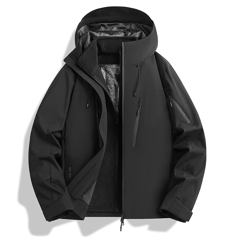 户外山系新款冲锋衣男女春秋季防风防水徒步登山服情侣外套夹克|undefined