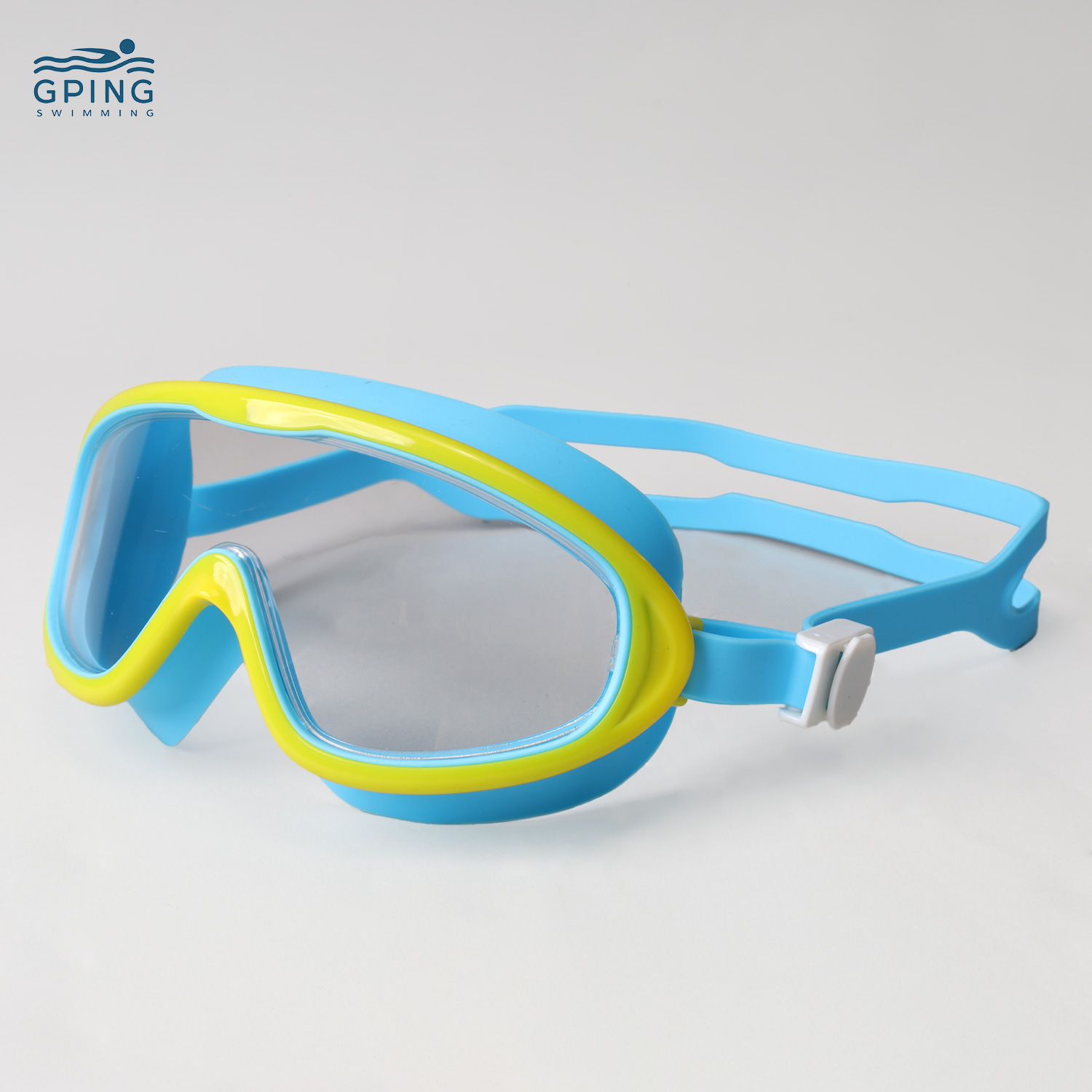 캐주얼 대형 프레임 HD 수영 고글 성인 청소년 조정 가능한 남여 안개 방지 방수 실리콘 안경