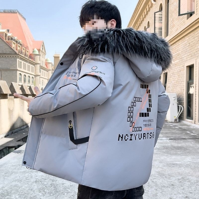 棉衣男青少年学生棉服外套加厚冬季新款羽绒棉服韩版潮流帅气棉袄