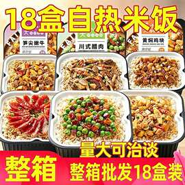 莫小仙自热米饭18盒一箱24盒大份量批发速食自热饭预制菜煲仔饭