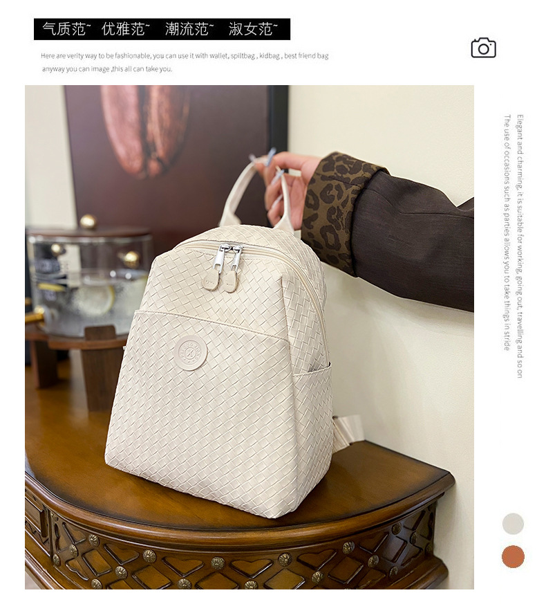 All Seasons Season Women's Gender Solid Color Daily Women's Backpack