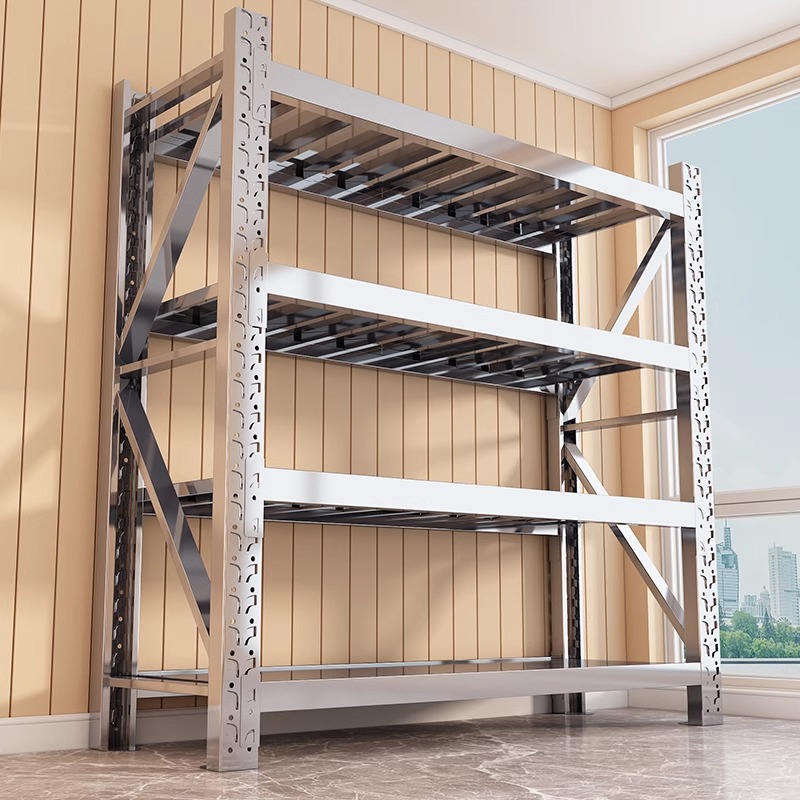 304不锈钢货架多层仓库仓储冷库置物架加厚重型多功能工业储物架