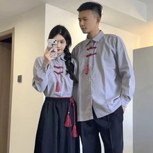 WZXSK国风少年中学生合唱团演出服长裙初中诗歌朗诵比赛服装运动